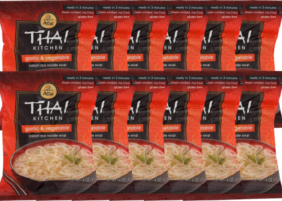 Garlic & Vegetable Instant Noodles (12 Pack Case)