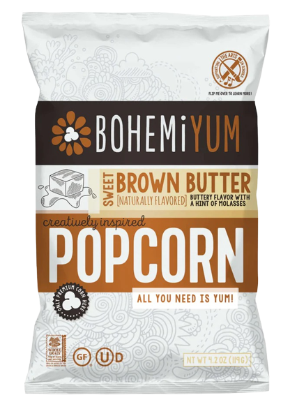 Sweet Brown Butter Popcorn