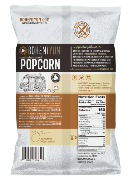 Sweet Brown Butter Popcorn