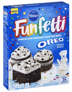Funfetti Chocolate Oreo Cake Mix
