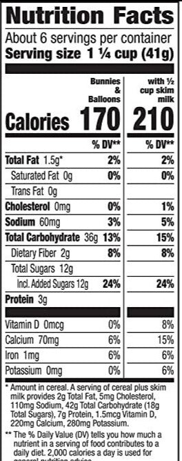 Organic Birthday Cake Cereal