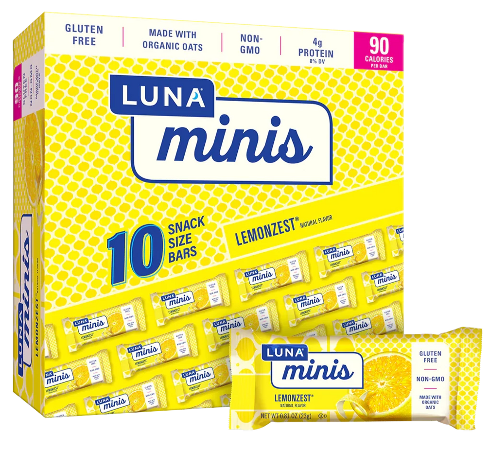 Bar Mini Lemon Zest Org (10 Pack)