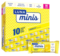 Bar Mini Lemon Zest Org (10 Pack)