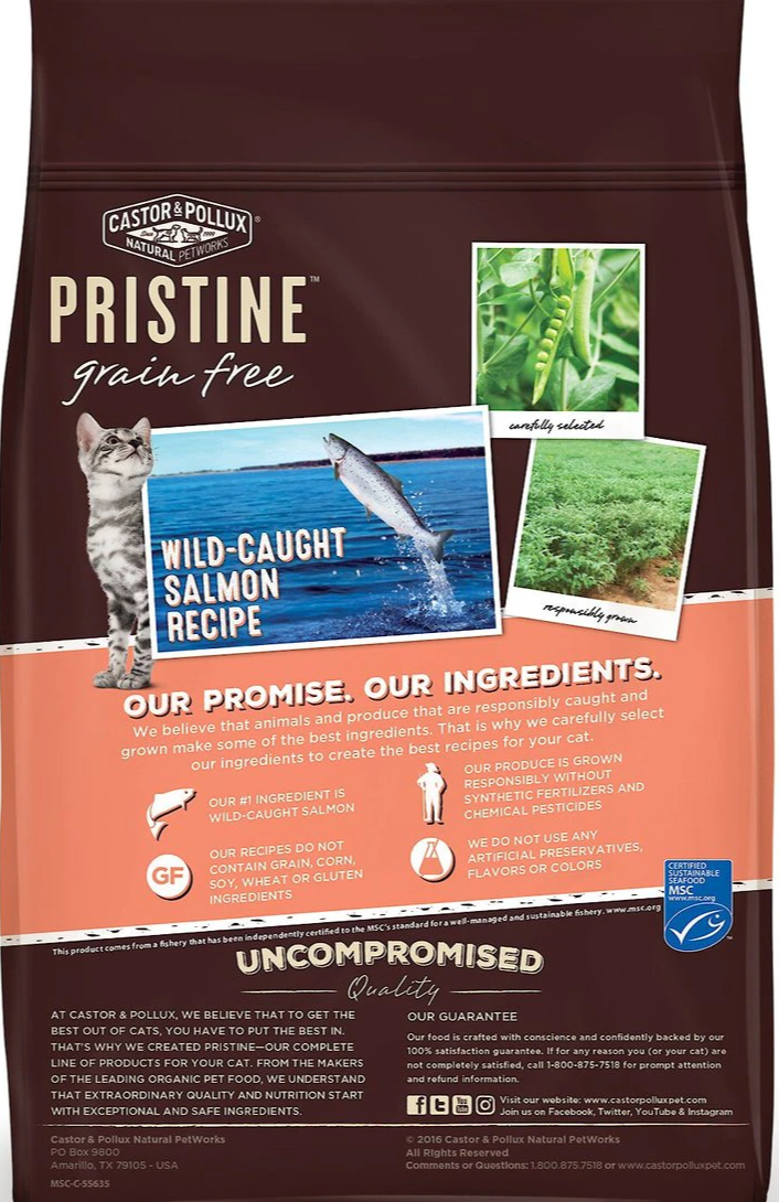 Grain Free Salmon Wild Caught Grain Free Cat Food