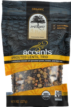 Organic Sprouted Lentil Trio