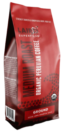 Coffee Ground Peruvian Medium Roast
