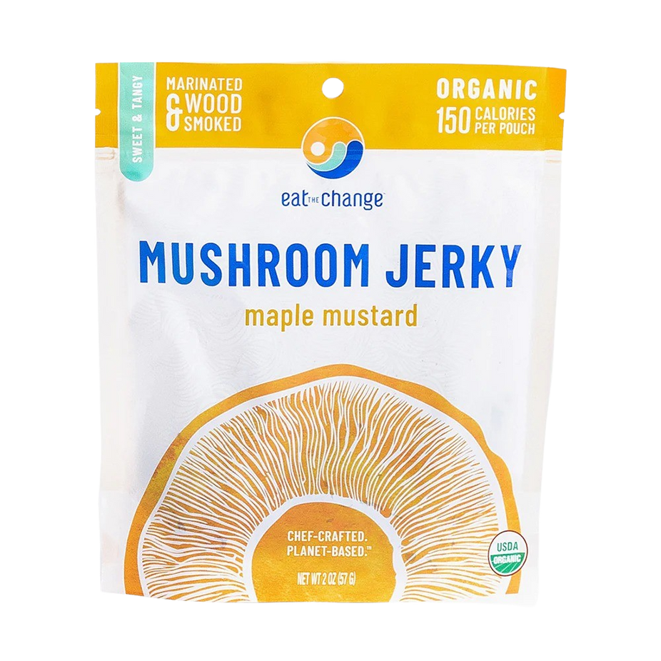 Maple Mustard Mushroom Jerky