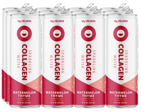 Watermelon Thyme Infused Collagen Water (12 Pack)