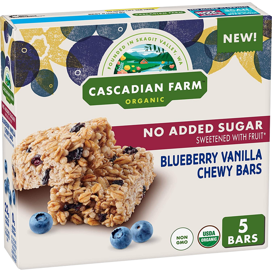 Organic Blueberry Vanilla Granola Bars