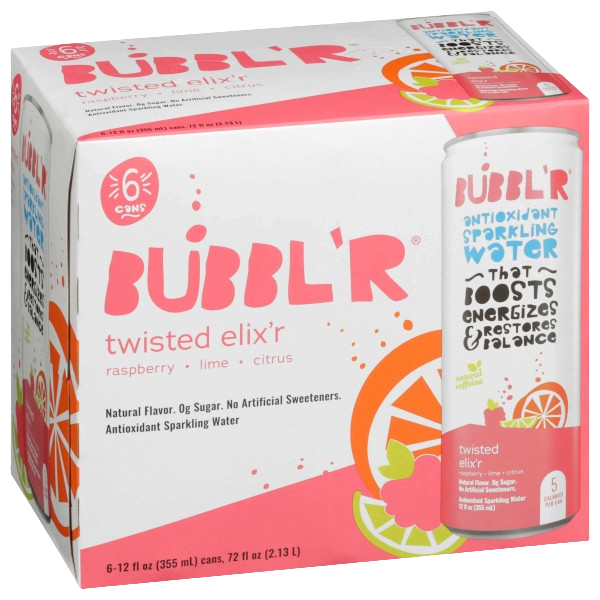 Twisted Elix'r Sparkling Water (6 Pack)