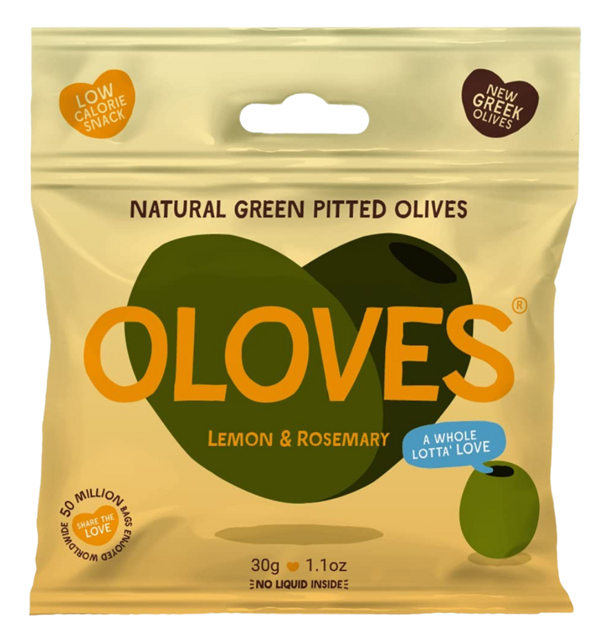 Lemon & Rosemary Pitted Green Olives (10 Pack)