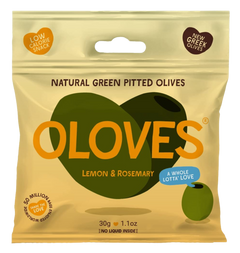 Lemon & Rosemary Pitted Green Olives (10 Pack)