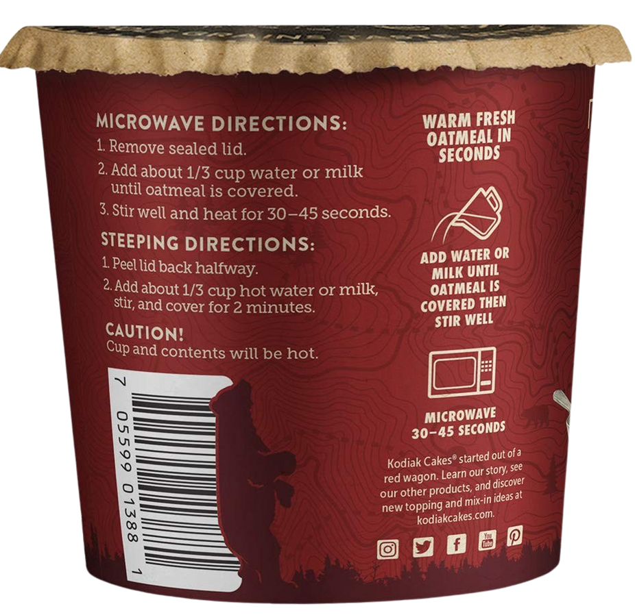 Cinnamon Oatmeal Cup (12 Pack)