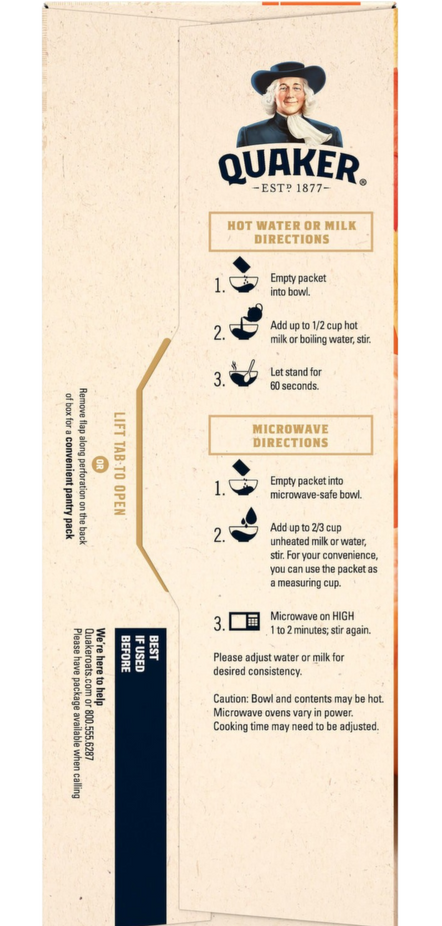 Pumpkin Spice Instant Oatmeal