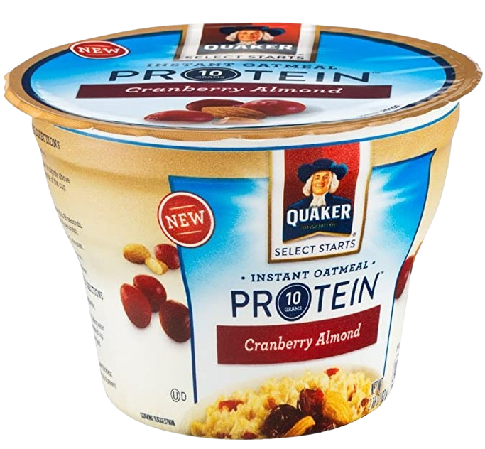 Quaker Protein Instant Oatmeal, Cranberry Almond 