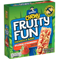 Fruity Fun Strawberry Granola Bars (6 Pack)