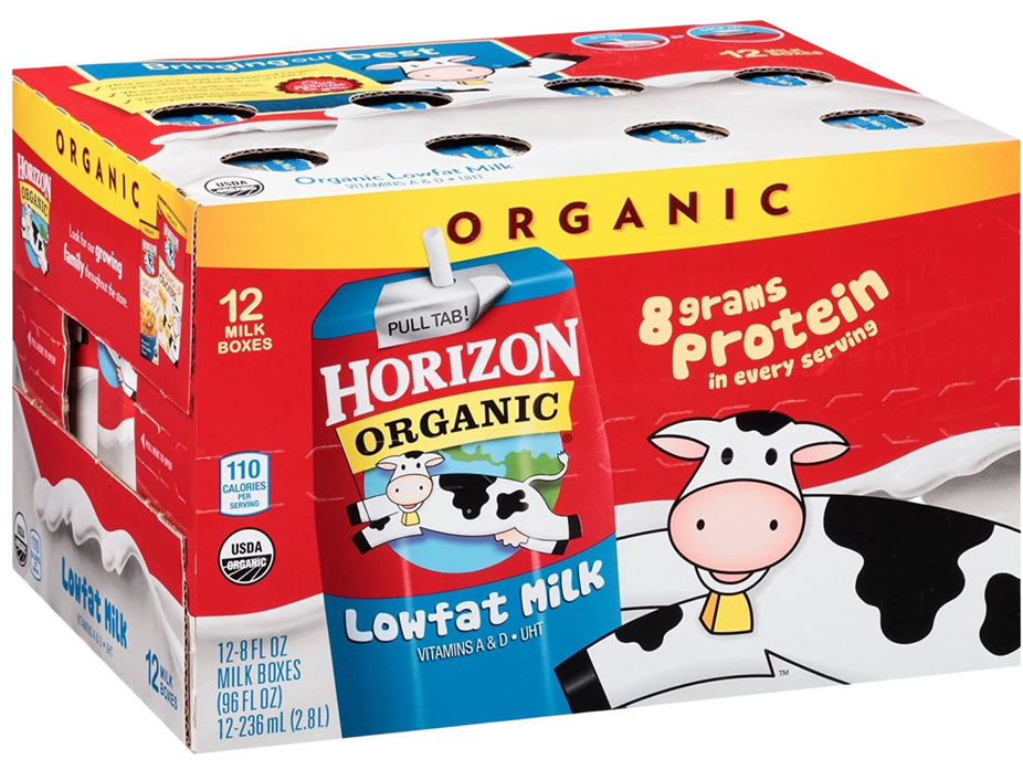 Organic Lowfat Milk (12 Pack)