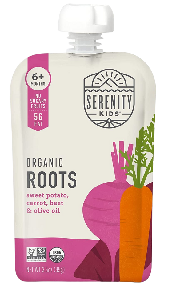 Organic Carrot Veggie Puree Baby Food Pouche (6 Pack)