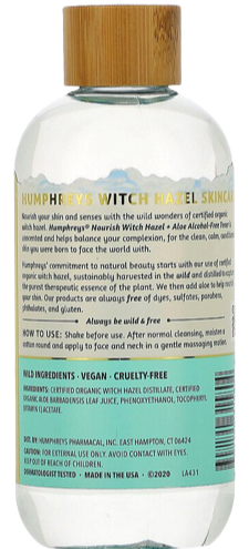 Toner Witch Hazel With Aloe