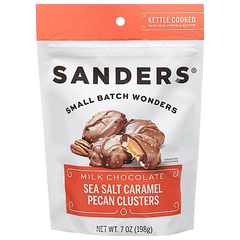 Sea Salt & Caramel Milk Chocolate Pecan Clusters