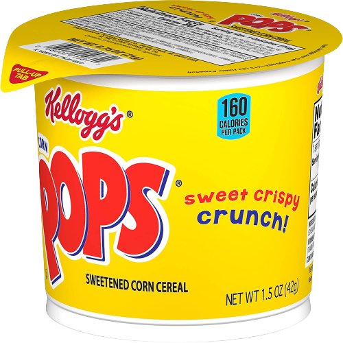 Corn Pops Cereal Cup