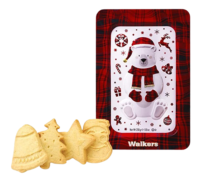 Festive Polar Bear Cookie Tin