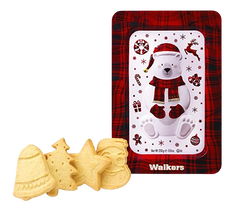 Festive Polar Bear Cookie Tin