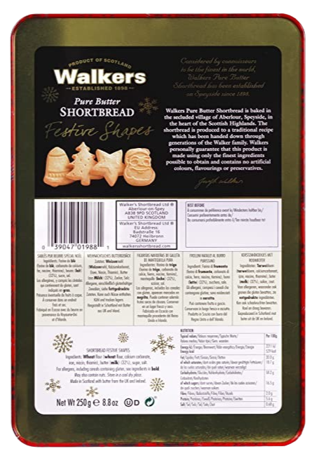 Festive Polar Bear Cookie Tin