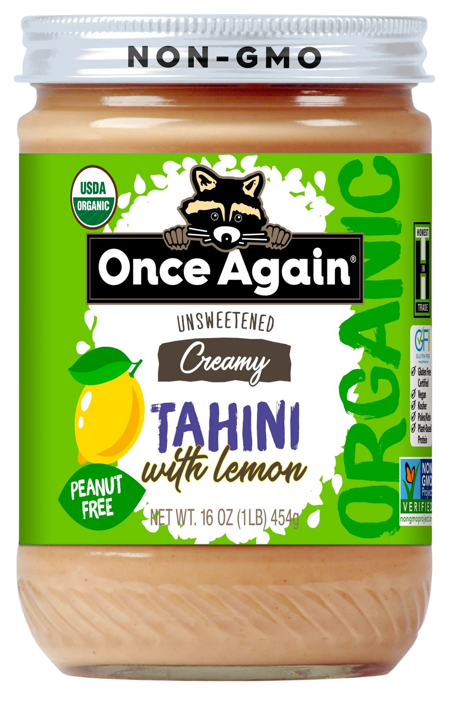Unsweetened Creamy Tahini With Lemon
