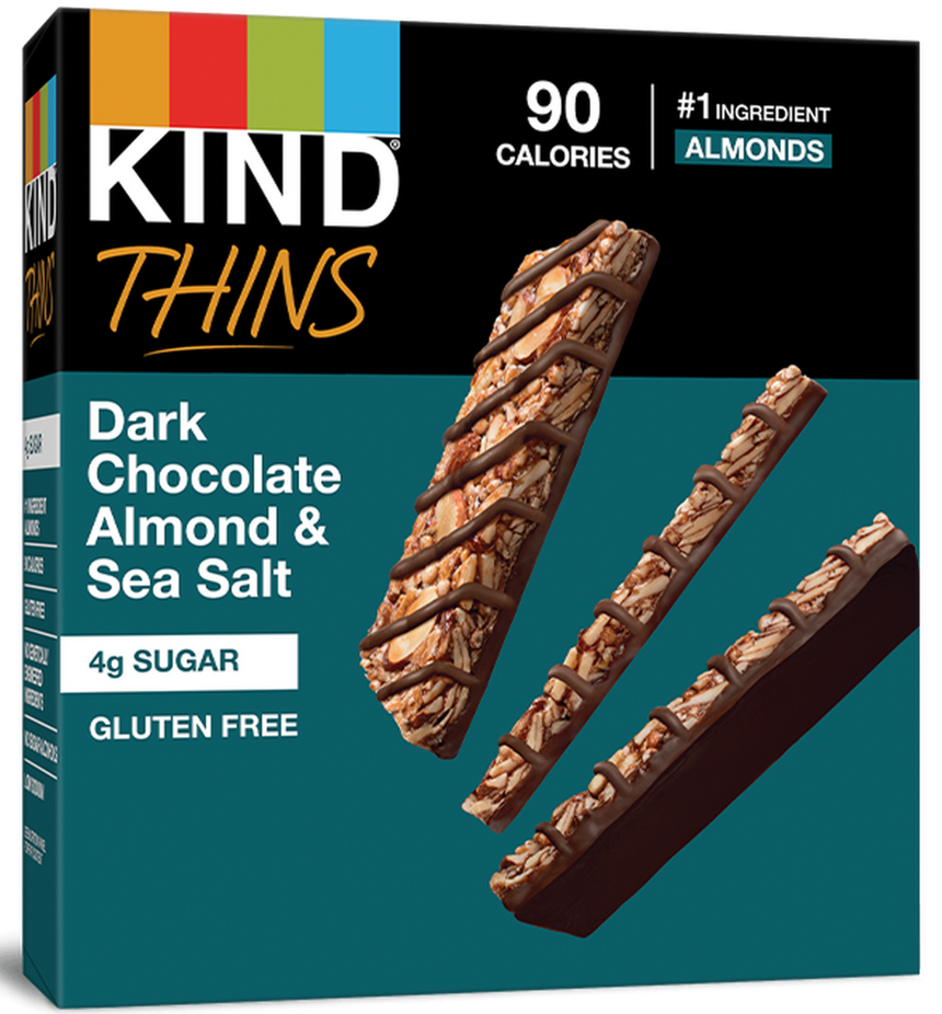 Dark Chocolate Almond & Sea Salt Thins
