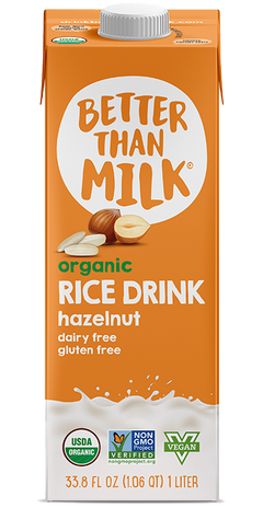 Organic Hazelnut Rice Milk