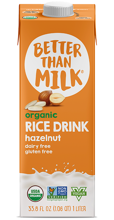 Organic Hazelnut Rice Milk