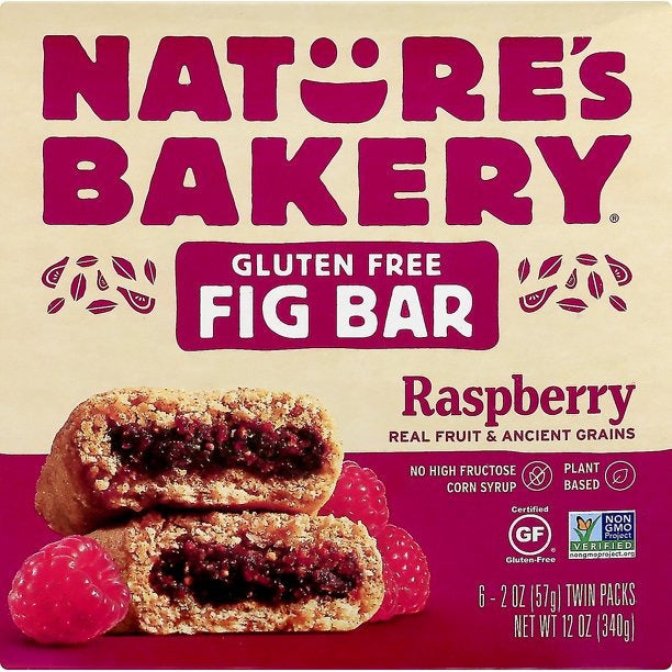 Gluten Free Fig Raspberry Bar (6 CT)