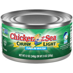 JUMBO Size Chunk Light Tuna In Water Can