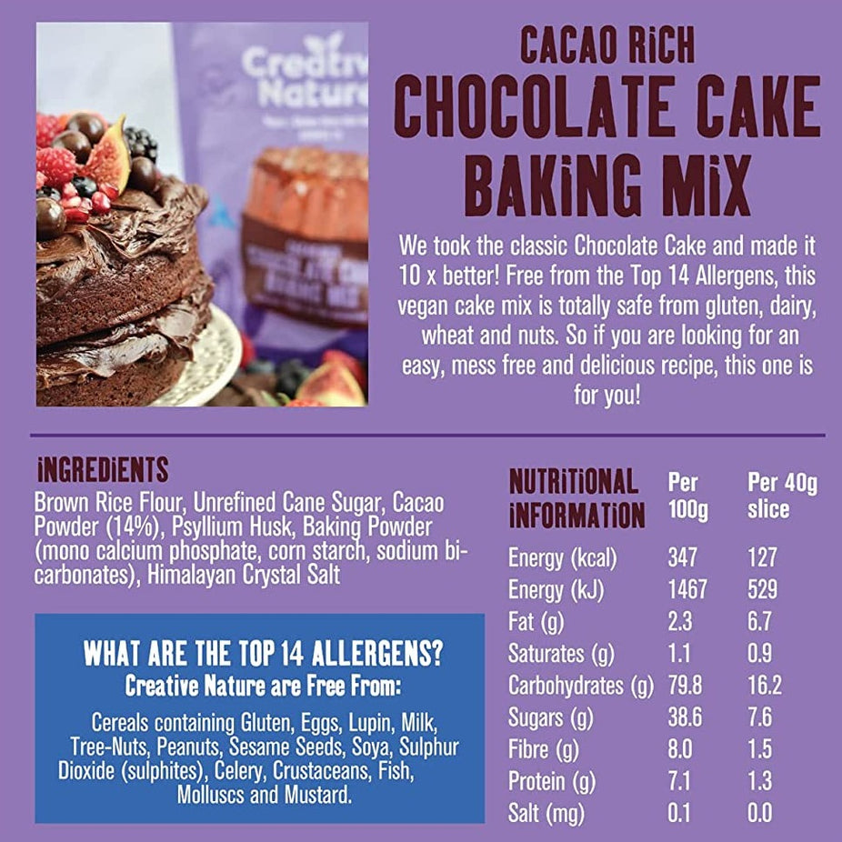 Cacao Rich Chocolate Cake Baking Mix