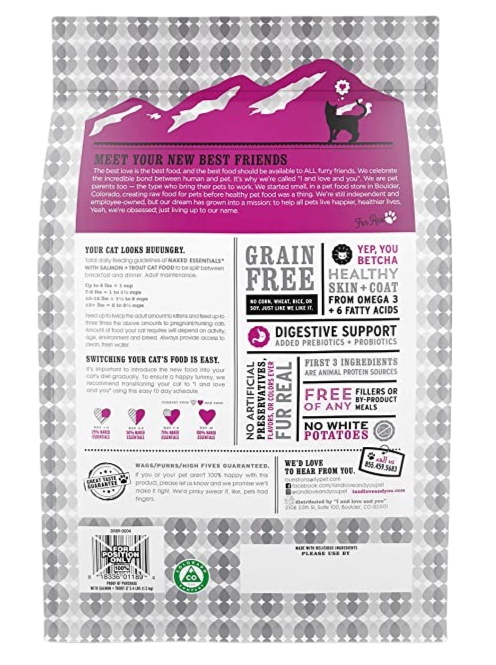 Naked Essential Grain Free Salmon Plus Trout Cat Food