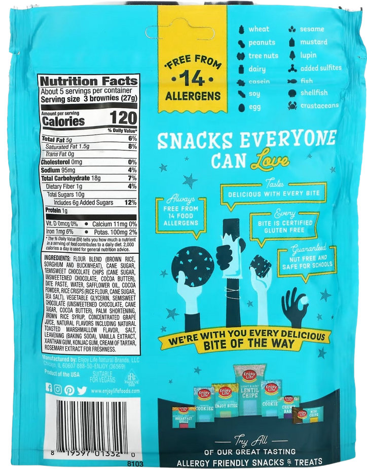 Marshmallow Crunch Brownie Bites