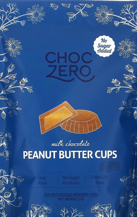 ChocZero Dark Chocolate Peanut Butter Cups - 3 oz