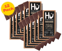 Hazelnut Coffee Dark Chocolate Bar (12 Pack)