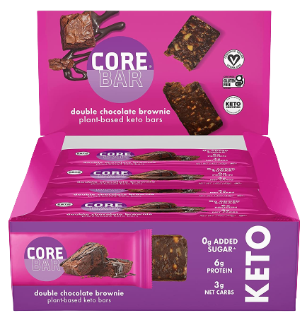 Keto Double Chocolate Brownie Bar (12 Pack)