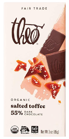 Dark Chocolate Salted Toffee Bar