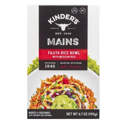 Fajita Rice Bowl With Mexican Rice Mains