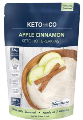 Keto Apple Cinnamon Hot Breakfast