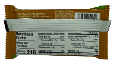 Peanut Butter Plant Protein Bar (12 Pack)