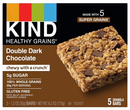 Double Dark Chocolate Chewy Granola Bars (5 CT)