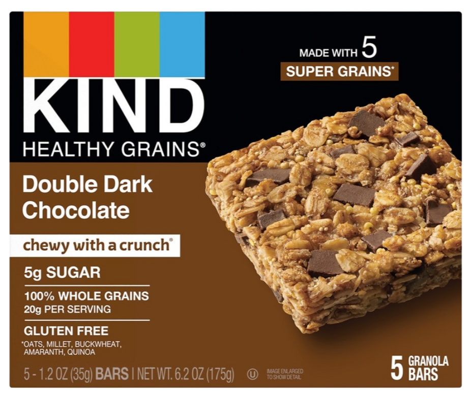 Double Dark Chocolate Chewy Granola Bars (5 CT)