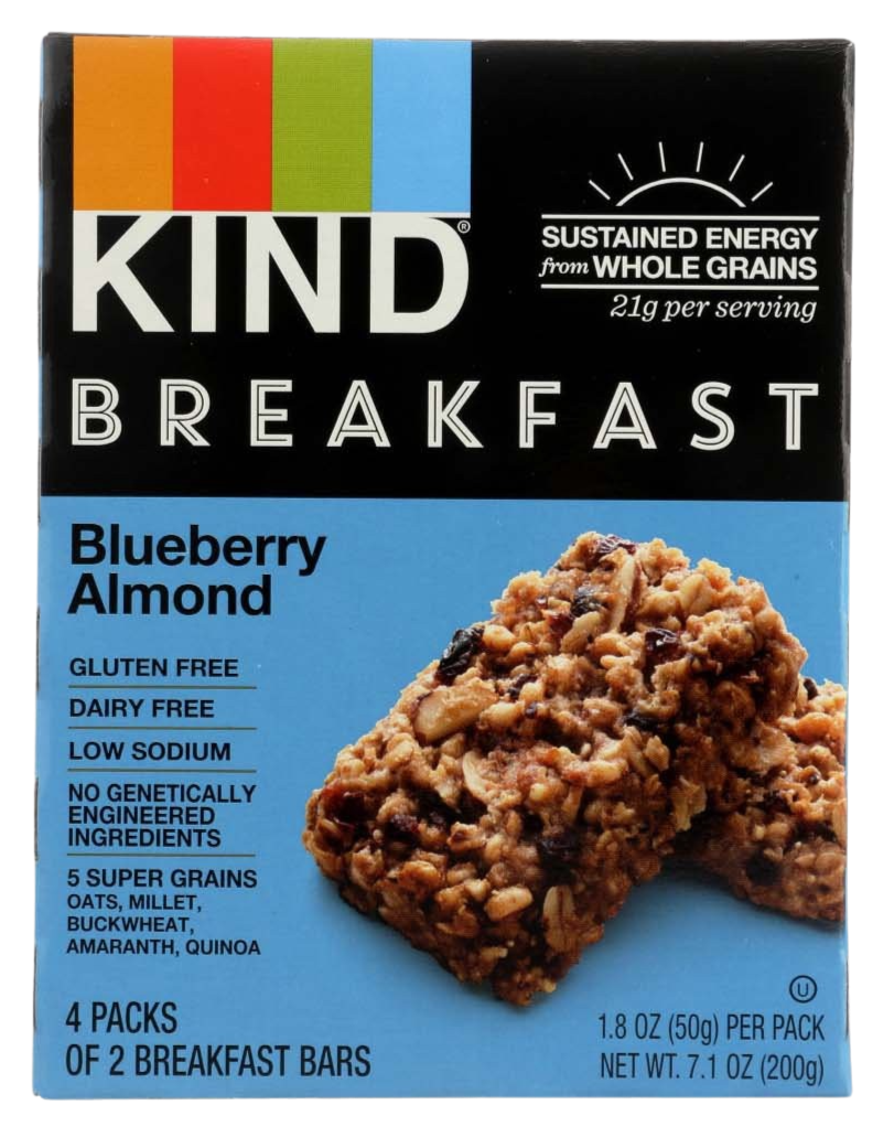 Blueberry Almond  Breakfast Bar (4 Pack)