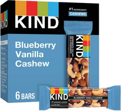 Blueberry Vanilla Cashew Bars 6Ct