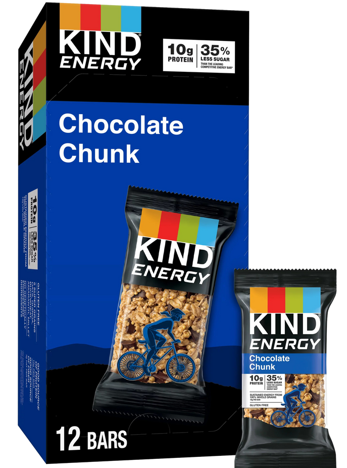 Chocolate Chunk Energy Bars (12 CT)