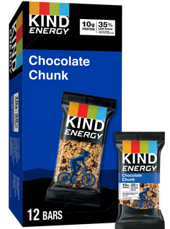 Chocolate Chunk Energy Bars (12 CT)